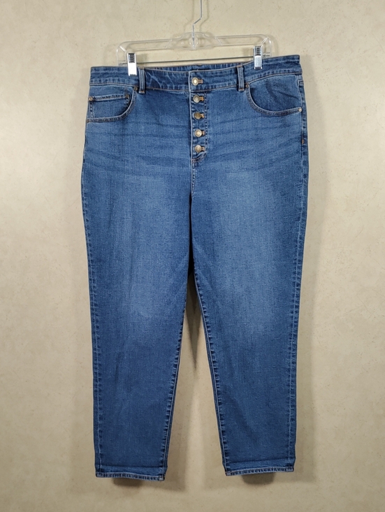 Talbots Denim - I135 Talbots Medium Wash Button-Fly Everyday Jeans 16